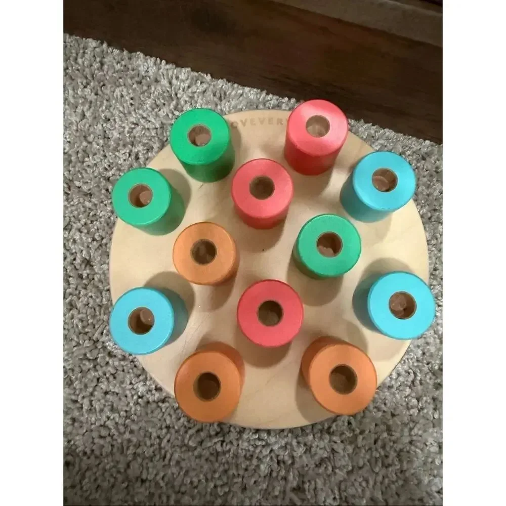 Lovevery Wooden Stacking Peg Board